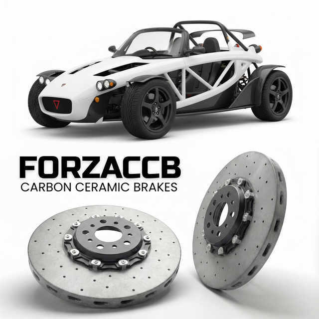Carbon Ceramic Brake Rotors for Ariel Atom 2 Gen 2 (2003-2007) | CCB OEM Replacement / Conversion Upgrade Kit