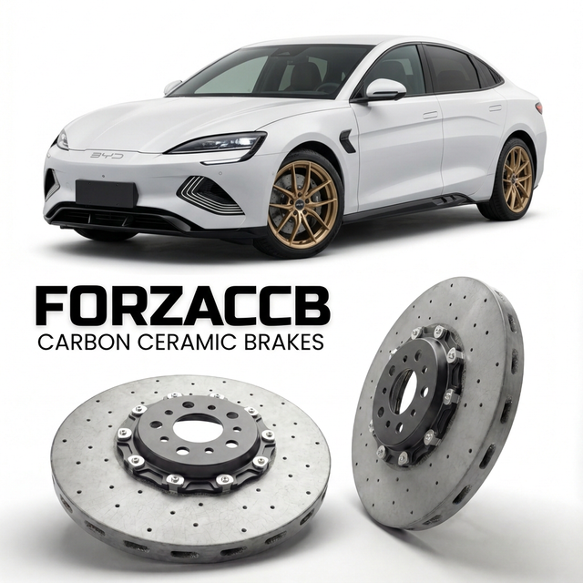 Carbon Ceramic Brake Rotors for BYD Atto 2 (2025+) | CCB OEM Replacement / Conversion Upgrade Kit