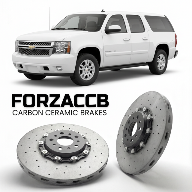 Carbon Ceramic Brake Rotors for Chevrolet Avalanche (2005-2006) | CCB OEM Replacement / Conversion Upgrade Kit