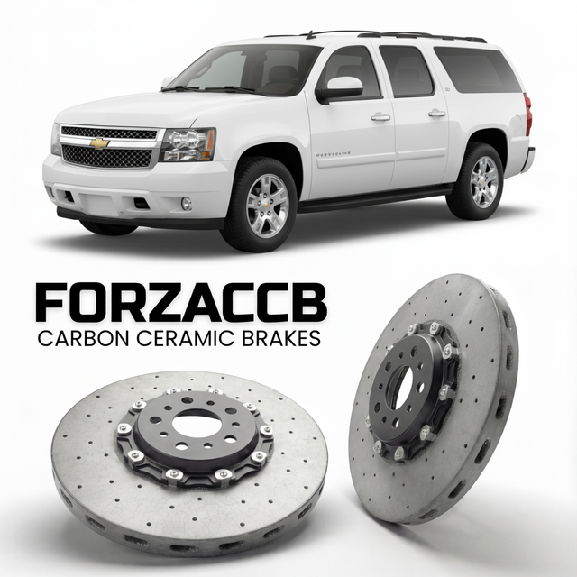 Carbon Ceramic Brake Rotors for Chevrolet Avalanche II (2006-2013) | CCB OEM Replacement / Conversion Upgrade Kit