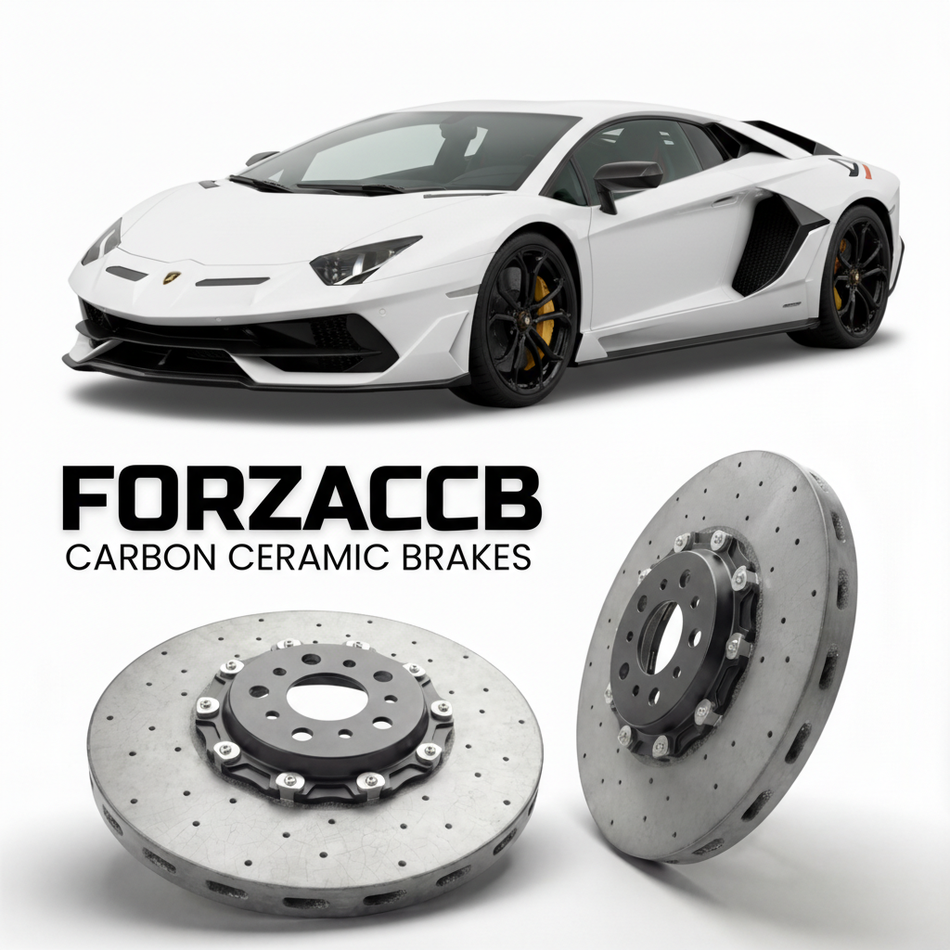 Carbon Ceramic Brake Rotors for Lamborghini Aventador SVJ (2018-2021) | CCB OEM Replacement / Conversion Upgrade Kit