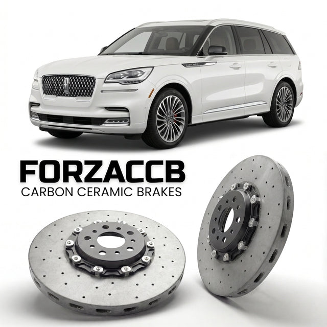 Carbon Ceramic Brake Rotors for Lincoln Aviator II (2019-2024) | CCB OEM Replacement / Conversion Upgrade Kit