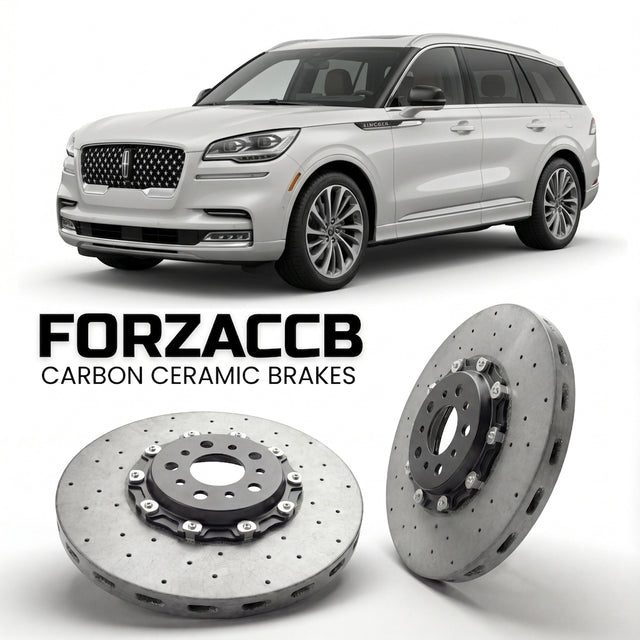 Carbon Ceramic Brake Rotors for Lincoln Aviator II (facelift 2024 (2024+) | CCB OEM Replacement / Conversion Upgrade Kit
