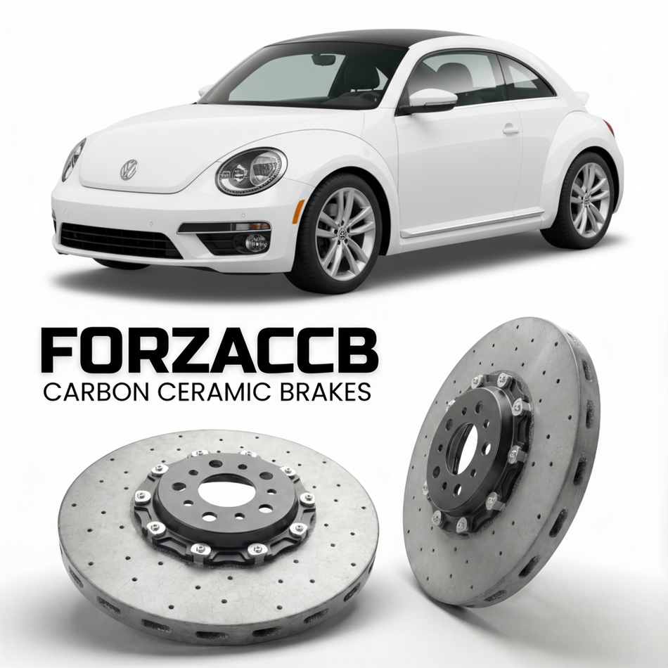 Carbon Ceramic Brake Rotors for Volkswagen Beetle A5/5C (2011-2019) | CCB OEM Replacement / Conversion Upgrade Kit