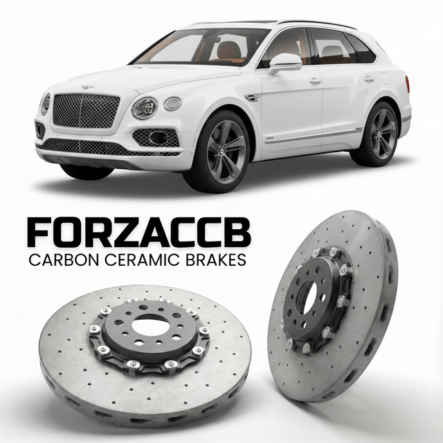 Carbon Ceramic Brake Rotors for Bentley Bentayga facelift 2020 (2020+) | CCB OEM Replacement / Conversion Upgrade Kit