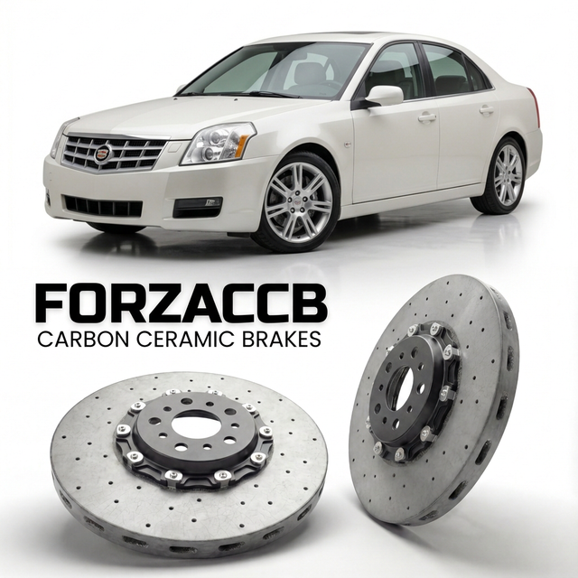 Carbon Ceramic Brake Rotors for Cadillac BLS (2006-2010) | CCB OEM Replacement / Conversion Upgrade Kit