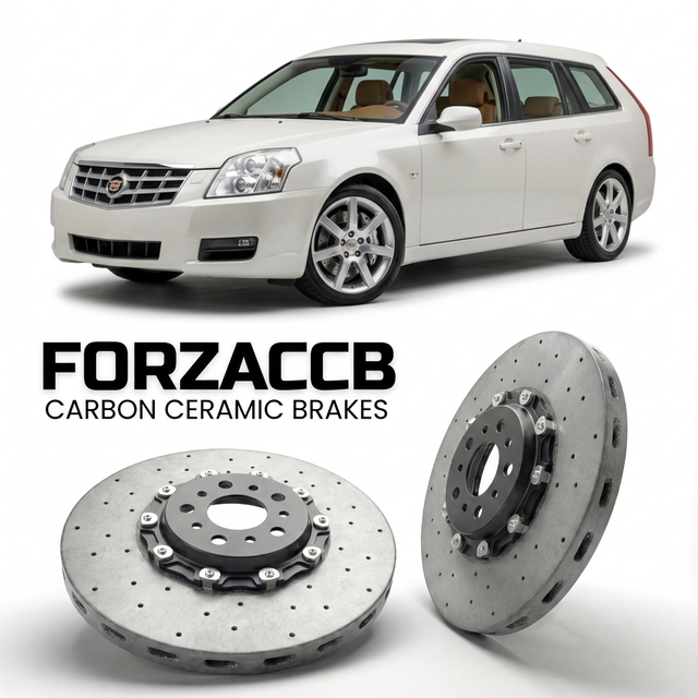 Carbon Ceramic Brake Rotors for Cadillac BLS Wagon (2007-2009) | CCB OEM Replacement / Conversion Upgrade Kit