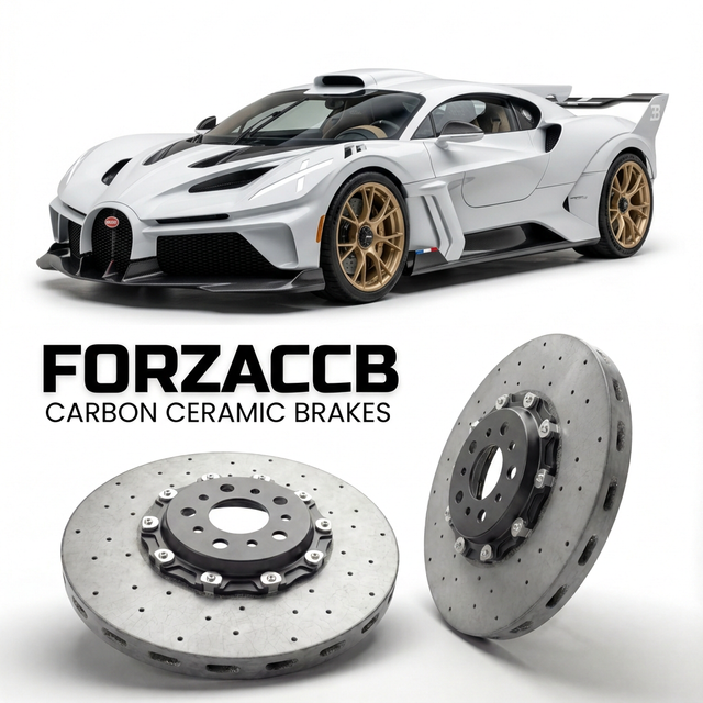 Carbon Ceramic Brake Rotors for Bugatti Bolide (2021+) | CCB OEM Replacement / Conversion Upgrade Kit
