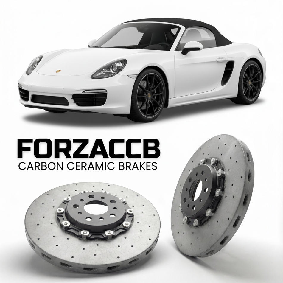 Carbon Ceramic Brake Rotors for Porsche Boxster (2013-2016) | CCB OEM Replacement / Conversion Upgrade Kit