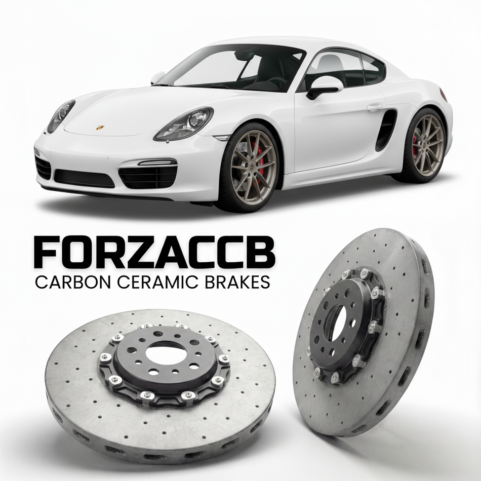 Carbon Ceramic Brake Rotors for Porsche Boxster GTS 981 (2013-2016) | CCB OEM Replacement / Conversion Upgrade Kit