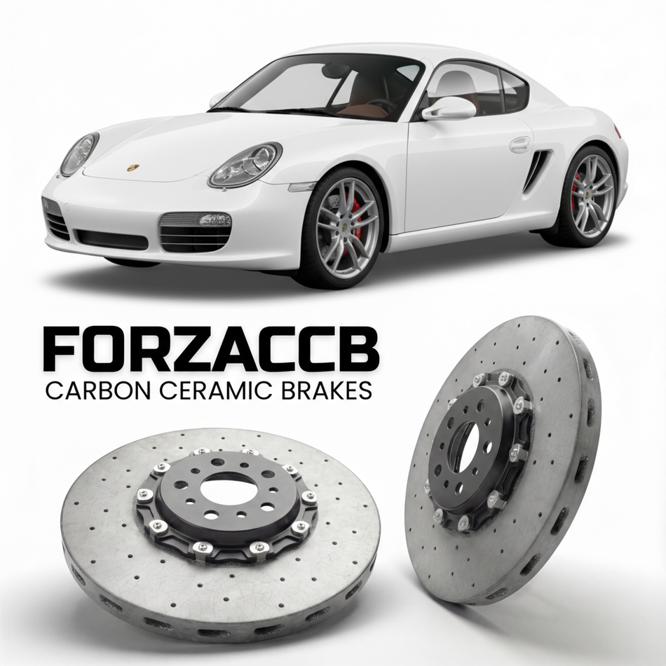 Carbon Ceramic Brake Rotors for Porsche Boxster S (2005-2012) | CCB OEM Replacement / Conversion Upgrade Kit