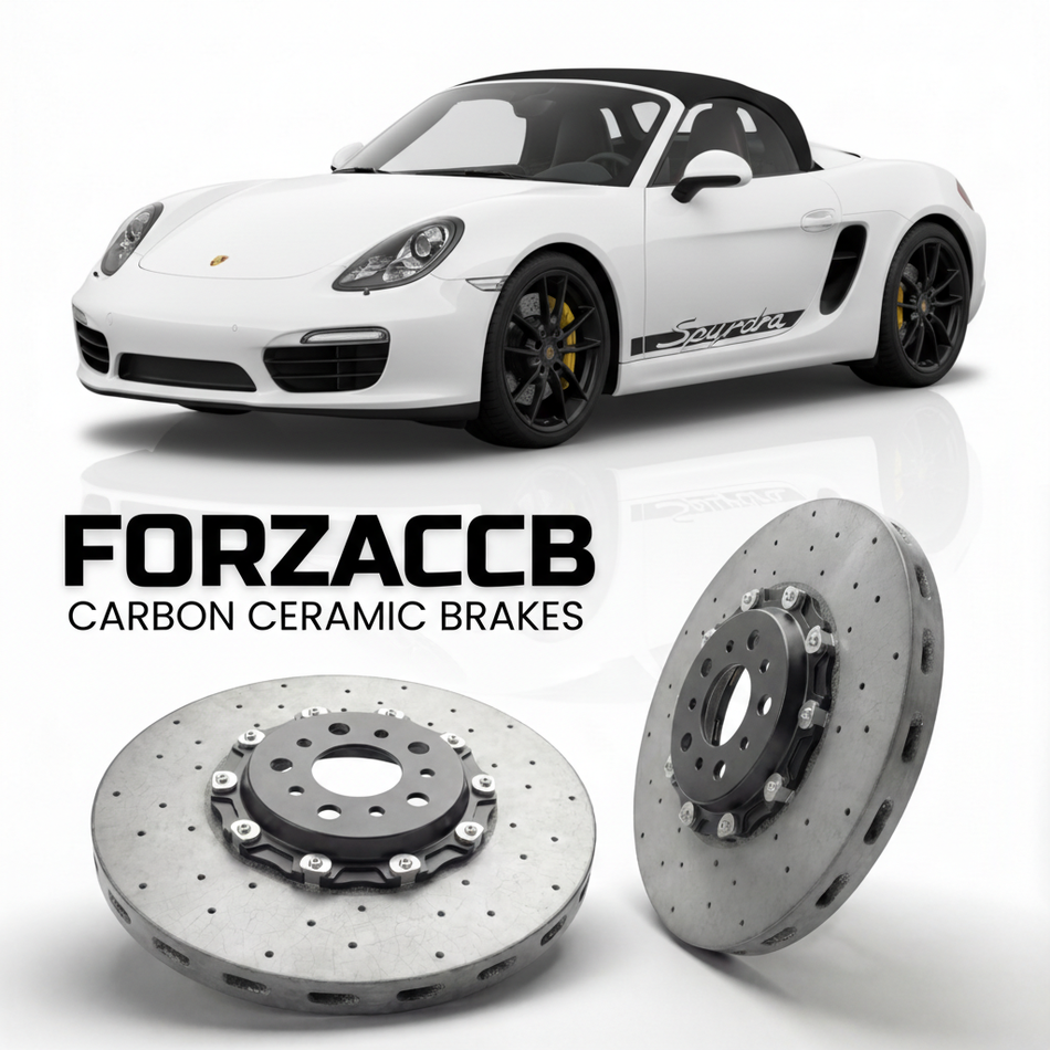 Carbon Ceramic Brake Rotors for Porsche Boxster Spyder (2011-2012) | CCB OEM Replacement / Conversion Upgrade Kit