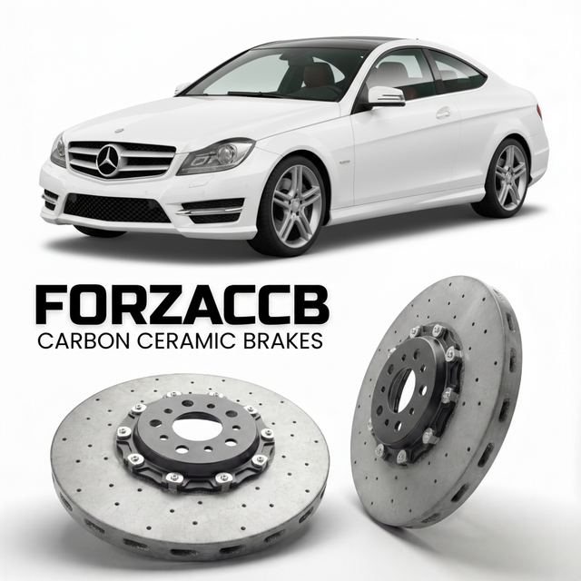 Carbon Ceramic Brake Rotors for Mercedes-Benz C 350 Coupé C204 (2011-2015) | CCB OEM Replacement / Conversion Upgrade Kit