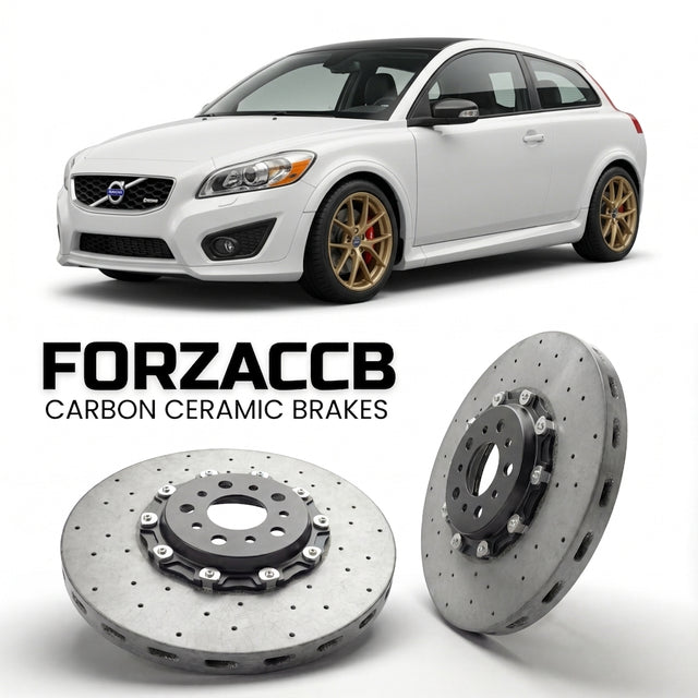 Carbon Ceramic Brake Rotors for Volvo C30 (2006-2010) | CCB OEM Replacement / Conversion Upgrade Kit