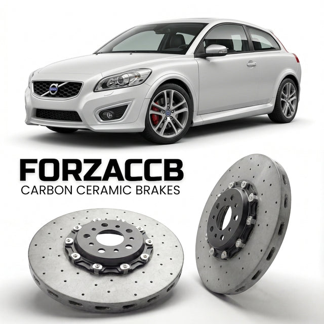 Carbon Ceramic Brake Rotors for Volvo C30 facelift 2010 (2010-2013) | CCB OEM Replacement / Conversion Upgrade Kit