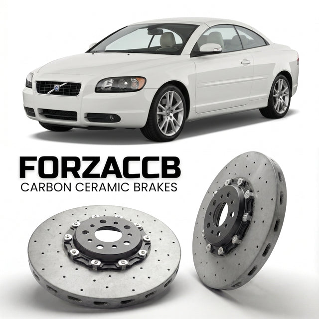Carbon Ceramic Brake Rotors for Volvo C70 Convertible (2005-2005) | CCB OEM Replacement / Conversion Upgrade Kit