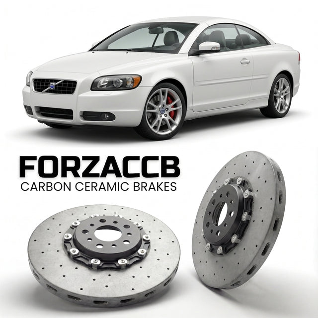 Carbon Ceramic Brake Rotors for Volvo C70 Coupe Cabrio II (2005-2009) | CCB OEM Replacement / Conversion Upgrade Kit