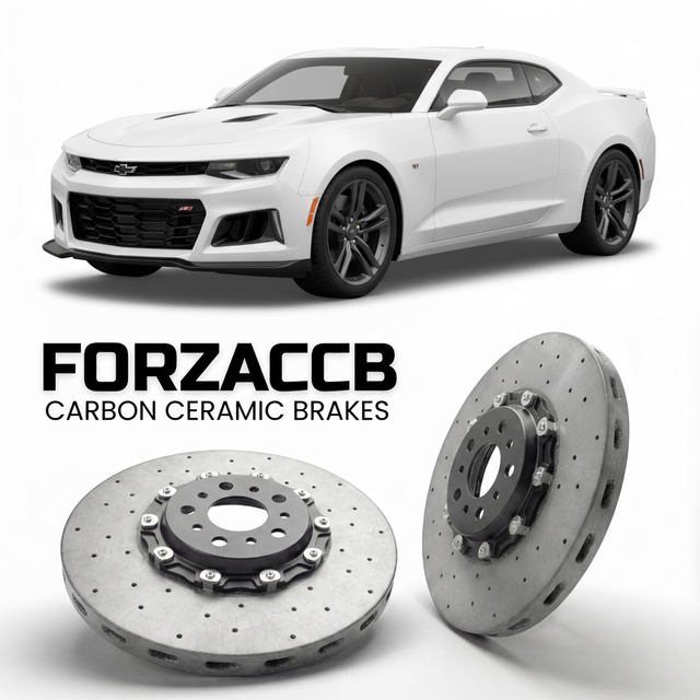 Carbon Ceramic Brake Rotors for Chevrolet Camaro SS 1LE Gen 6 (2017-2024) | CCB OEM Replacement / Conversion Upgrade Kit