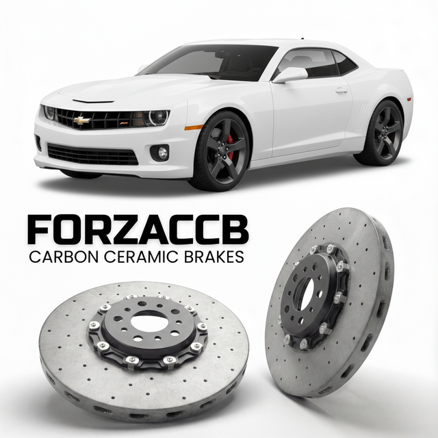 Carbon Ceramic Brake Rotors for Chevrolet Camaro Z/28 Gen 5 (2014-2015) | CCB OEM Replacement / Conversion Upgrade Kit
