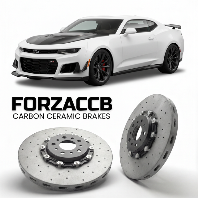 Carbon Ceramic Brake Rotors for Chevrolet Camaro ZL1 1LE Gen 6 (2018-2024) | CCB OEM Replacement / Conversion Upgrade Kit