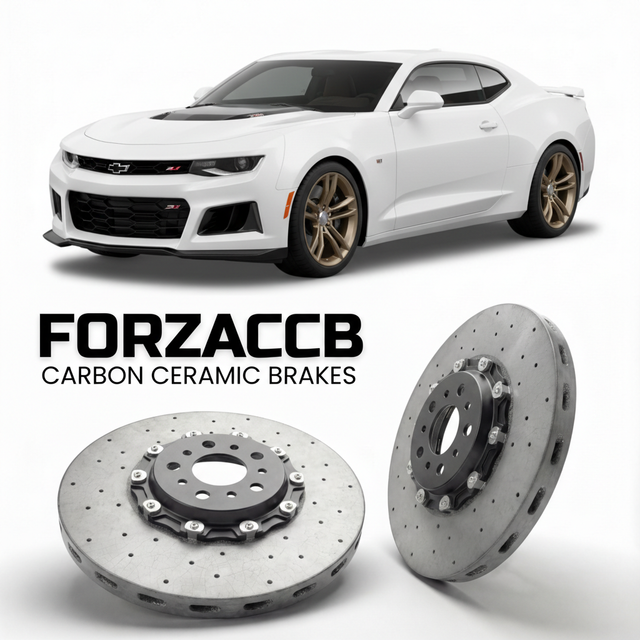 Carbon Ceramic Brake Rotors for Chevrolet Camaro ZL1 Gen 6 (2017-2024) | CCB OEM Replacement / Conversion Upgrade Kit