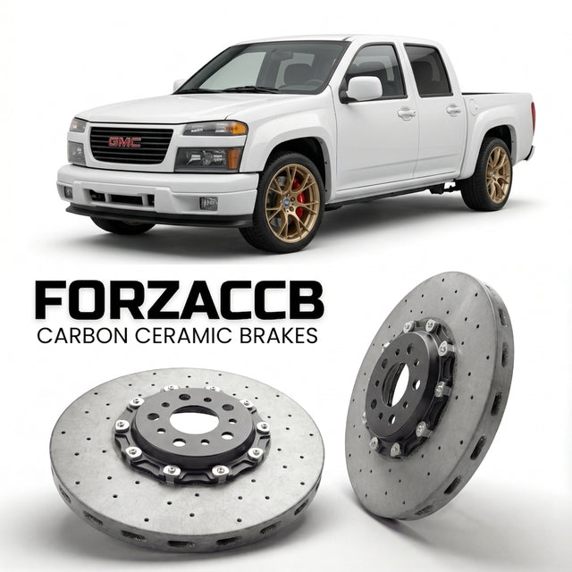 Carbon Ceramic Brake Rotors for GMC Canyon I Crew cab (2005-2012) | CCB OEM Replacement / Conversion Upgrade Kit