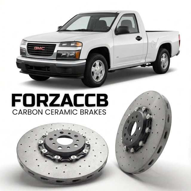 Carbon Ceramic Brake Rotors for GMC Canyon I Regular cab (2005-2012) | CCB OEM Replacement / Conversion Upgrade Kit