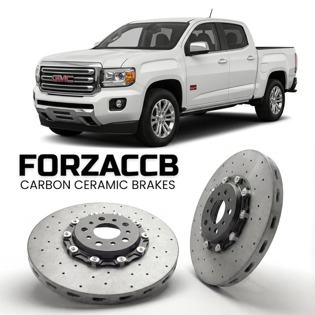 Carbon Ceramic Brake Rotors for GMC Canyon II Crew cab (2015-2020) | CCB OEM Replacement / Conversion Upgrade Kit
