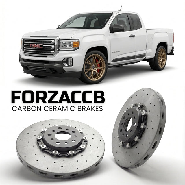 Carbon Ceramic Brake Rotors for GMC Canyon II (facelift 2021 (2021-2022) | CCB OEM Replacement / Conversion Upgrade Kit