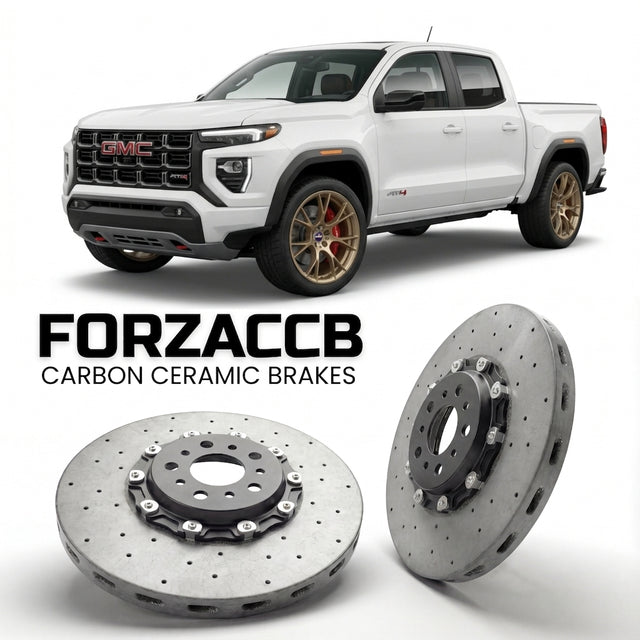 Carbon Ceramic Brake Rotors for GMC Canyon III Crew Cab (2023+) | CCB OEM Replacement / Conversion Upgrade Kit