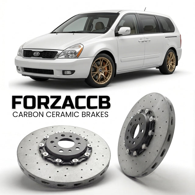 Carbon Ceramic Brake Rotors for Kia Carnival II (2006-2010) | CCB OEM Replacement / Conversion Upgrade Kit