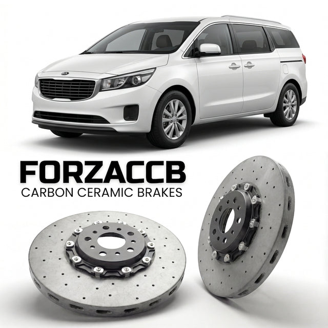 Carbon Ceramic Brake Rotors for Kia Carnival II (facelift 2010 (2010-2014) | CCB OEM Replacement / Conversion Upgrade Kit
