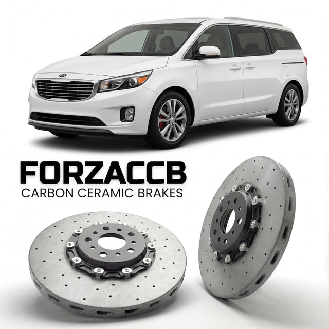 Carbon Ceramic Brake Rotors for Kia Carnival II (VQ, facelift 2010 (2010-2014) | CCB OEM Replacement / Conversion Upgrade Kit