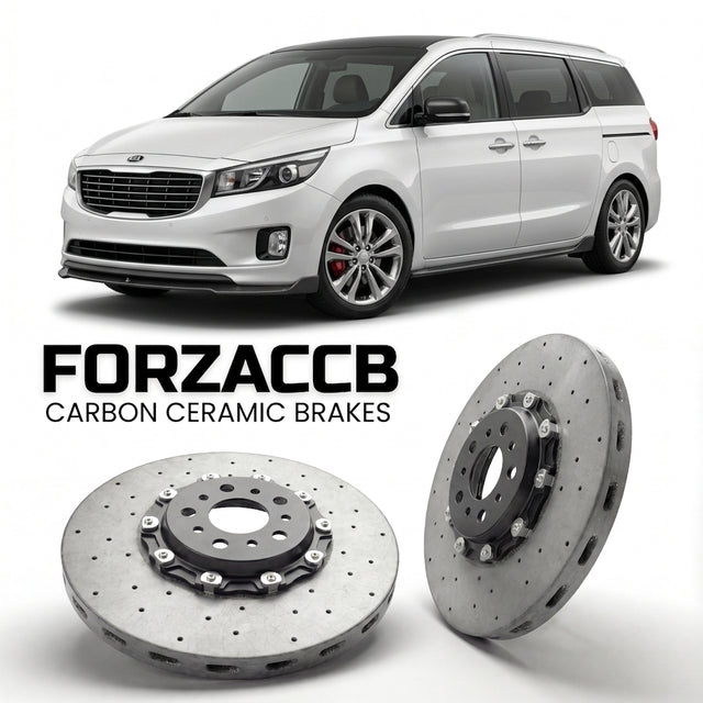 Carbon Ceramic Brake Rotors for Kia Carnival III (2014-2018) | CCB OEM Replacement / Conversion Upgrade Kit