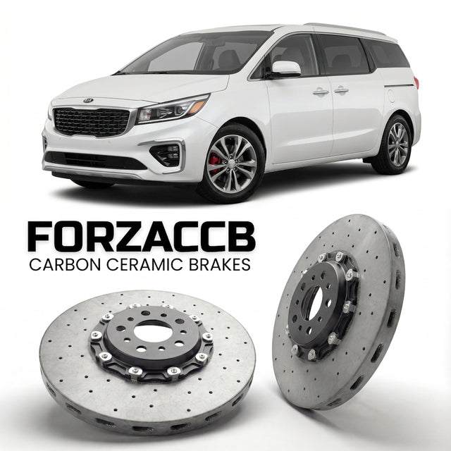 Carbon Ceramic Brake Rotors for Kia Carnival III (facelift 2018 (2018-2020) | CCB OEM Replacement / Conversion Upgrade Kit