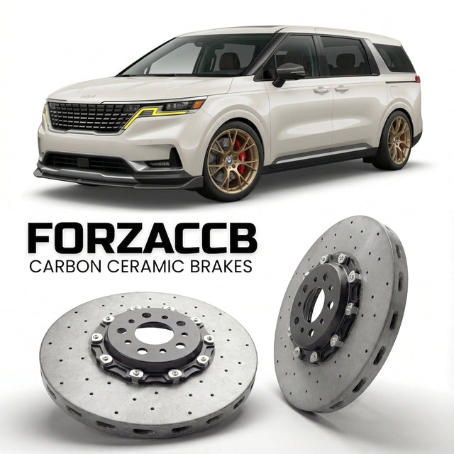 Carbon Ceramic Brake Rotors for Kia Carnival IV (2020-2024) | CCB OEM Replacement / Conversion Upgrade Kit