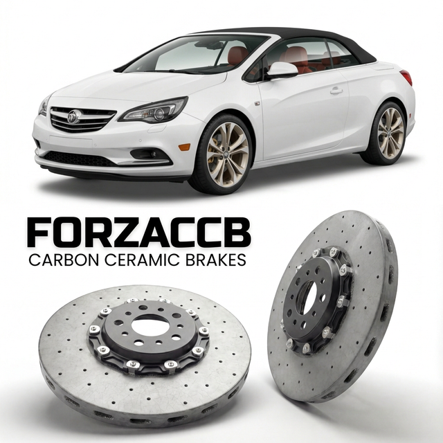 Carbon Ceramic Brake Rotors for Buick Cascada (2016+) | CCB OEM Replacement / Conversion Upgrade Kit