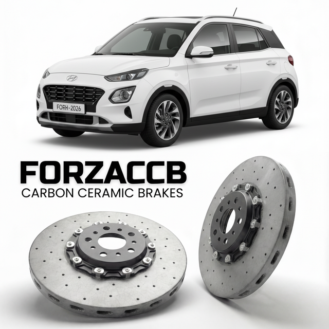 Carbon Ceramic Brake Rotors for Hyundai Casper (2021-2026) | CCB OEM Replacement / Conversion Upgrade Kit