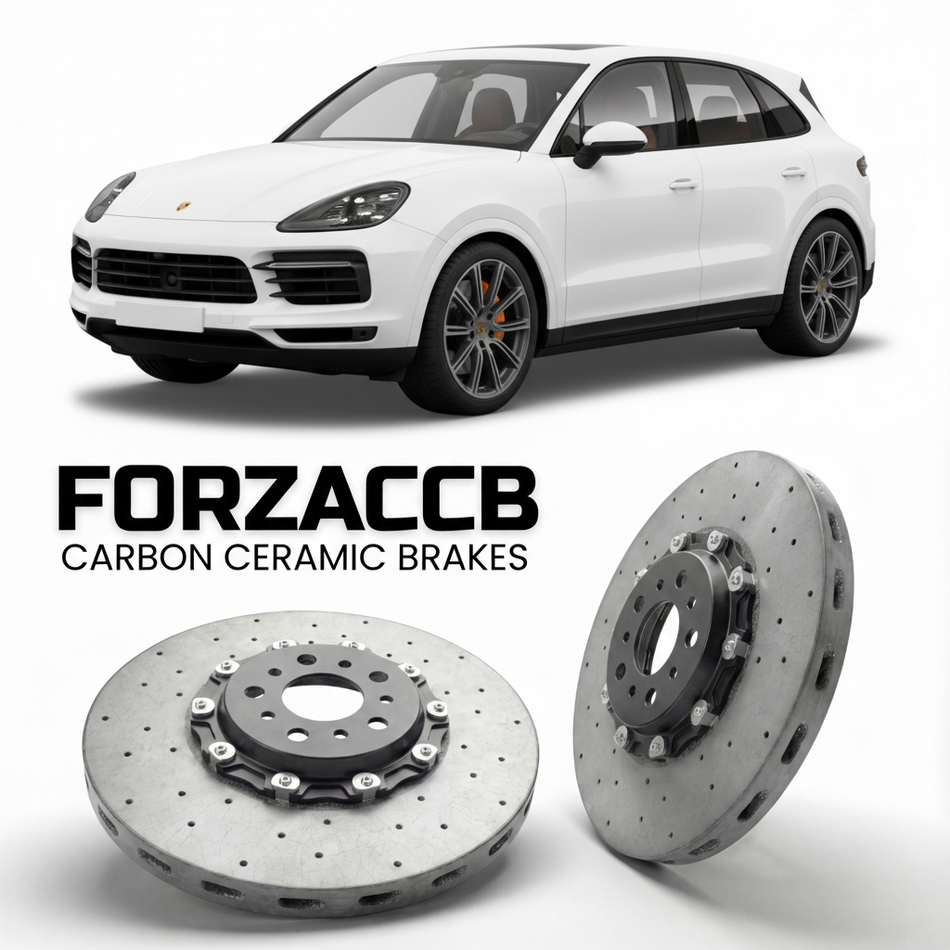 Carbon Ceramic Brake Rotors for Porsche Cayenne S 9Y0 (2019+) | CCB OEM Replacement / Conversion Upgrade Kit