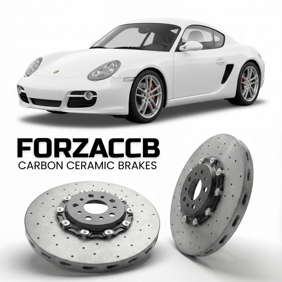 Carbon Ceramic Brake Rotors for Porsche Cayman 987 (2005-2012) | CCB OEM Replacement / Conversion Upgrade Kit