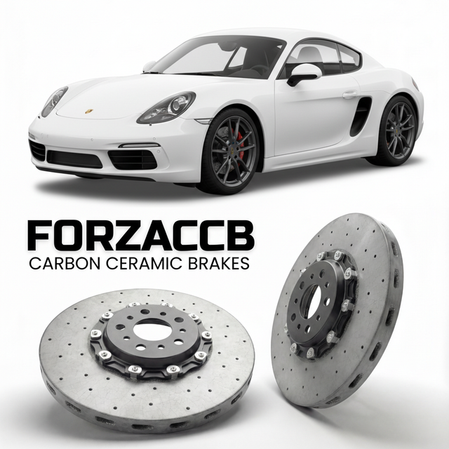 Carbon Ceramic Brake Rotors for Porsche Cayman 981 (2013-2016) | CCB OEM Replacement / Conversion Upgrade Kit