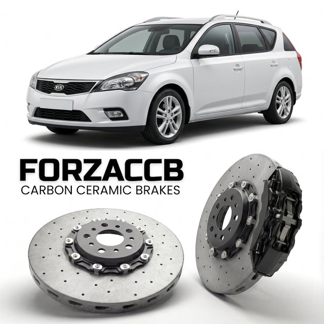 Carbon Ceramic Brake Rotors for Kia Cee'd SW I (facelift 2009 (2009-2012) | CCB OEM Replacement / Conversion Upgrade Kit