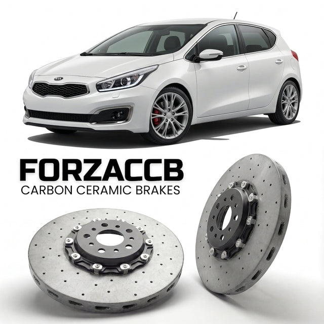 Carbon Ceramic Brake Rotors for Kia Cee'd II (facelift 2015 (2015-2018) | CCB OEM Replacement / Conversion Upgrade Kit