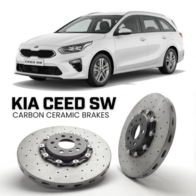 Carbon Ceramic Brake Rotors for Kia Cee'd Kia Ceed III Sportswagon (2018-2021) | CCB OEM Replacement / Conversion Upgrade Kit