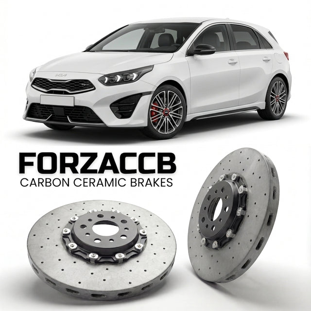 Carbon Ceramic Brake Rotors for Kia Cee'd Kia Ceed III (facelift 2021 (2021+) | CCB OEM Replacement / Conversion Upgrade Kit