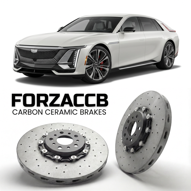 Carbon Ceramic Brake Rotors for Cadillac CELESTIQ (2024+) | CCB OEM Replacement / Conversion Upgrade Kit