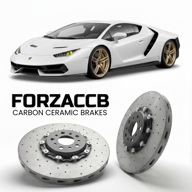 Carbon Ceramic Brake Rotors for Lamborghini Centenario (2016-2017) | CCB OEM Replacement / Conversion Upgrade Kit