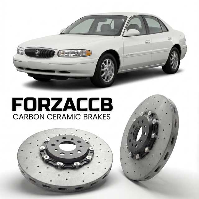 Carbon Ceramic Brake Rotors for Buick Century W (2005-2005) | CCB OEM Replacement / Conversion Upgrade Kit