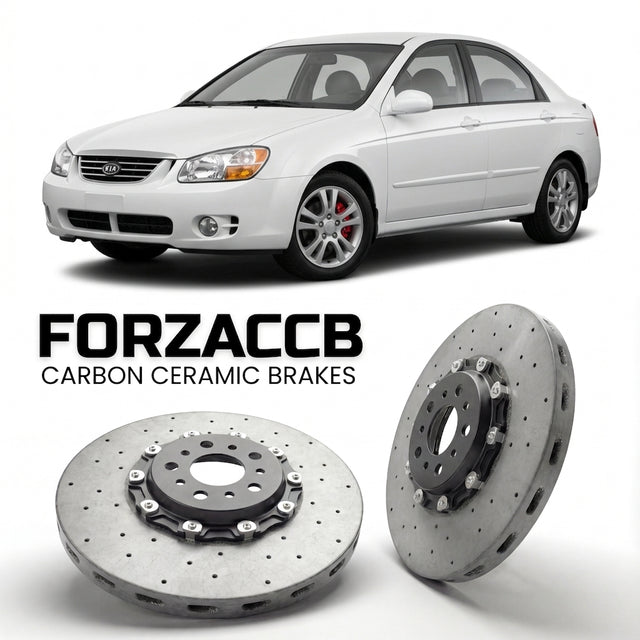 Carbon Ceramic Brake Rotors for Kia Cerato I Sedan (2005-2006) | CCB OEM Replacement / Conversion Upgrade Kit
