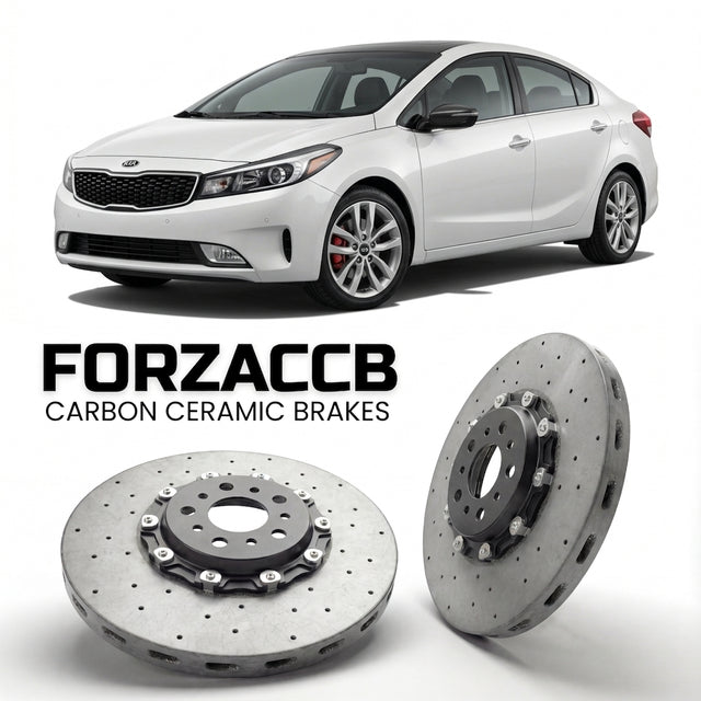 Carbon Ceramic Brake Rotors for Kia Cerato III Sedan (2012-2016) | CCB OEM Replacement / Conversion Upgrade Kit